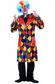 Giacca unisex clown patchwork multicolore