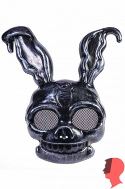 Maschera coniglio nero Frank The Bunny