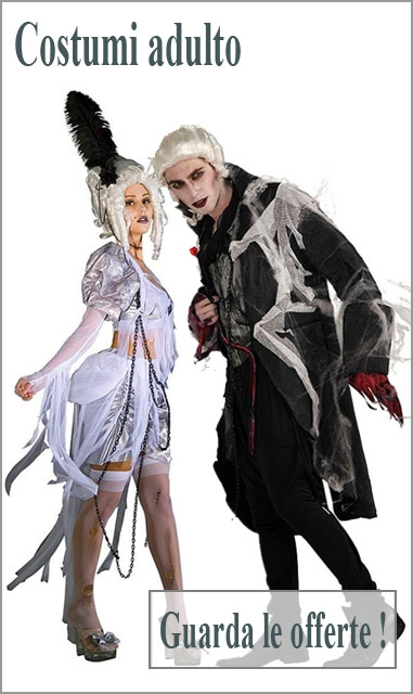 la foto mostra una coppia di costumi di Halloween in vendita online