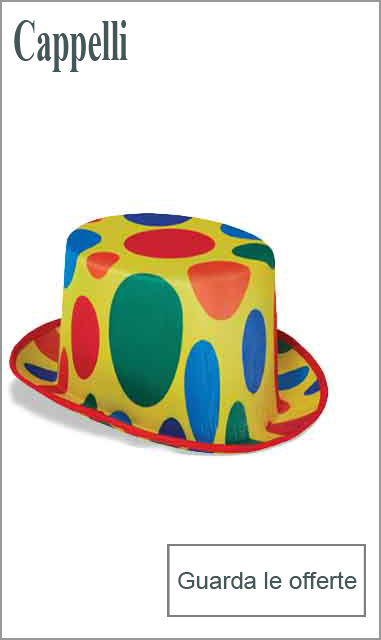La foto mostra un cappello di carnevale in vendita online