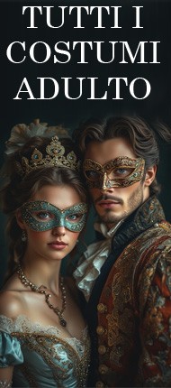 l'immagine mostra alcuni vestiti di carnevale adulti di qualita'