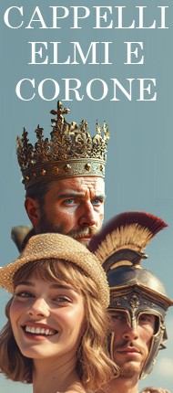 La foto mostra alcuni cappelli carnevaleschi